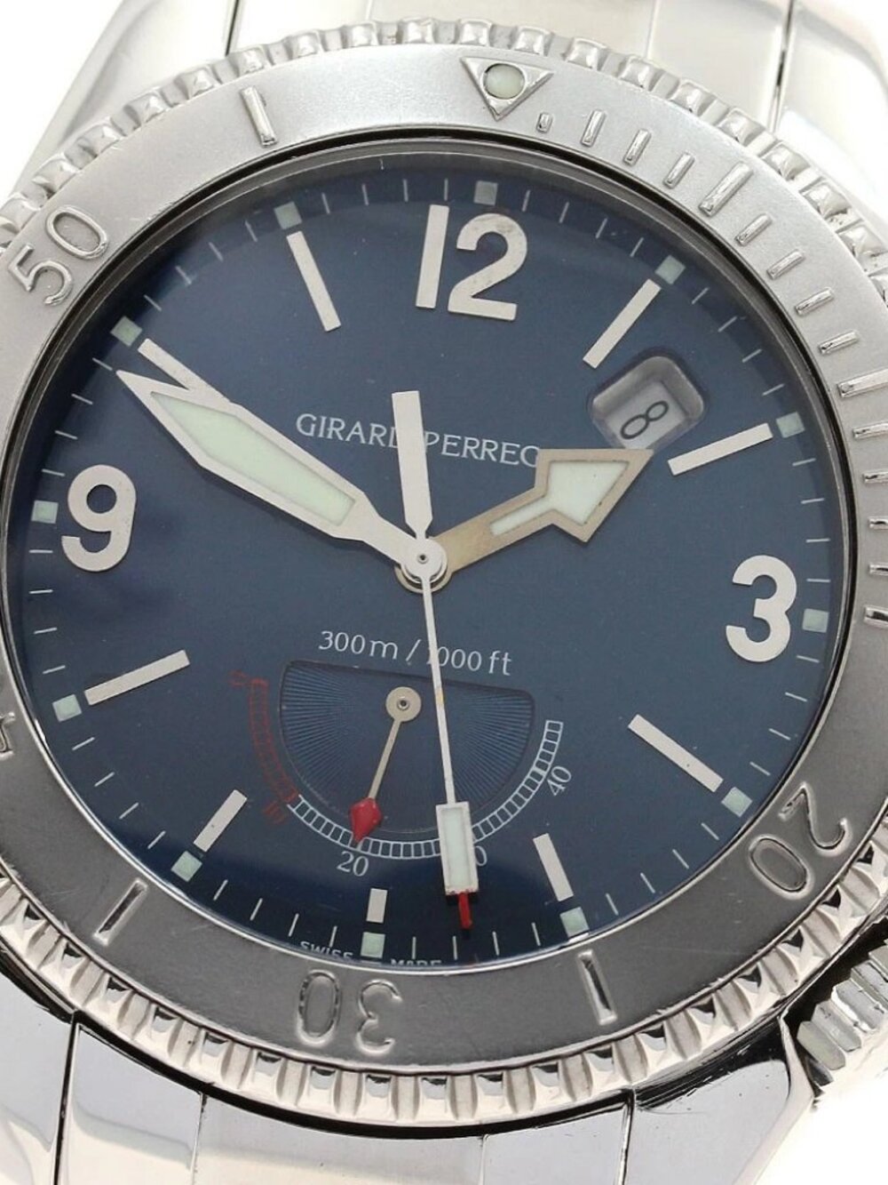 GIRARD PERREGAUX Sea hawk 49900.1.11.4144 Navy Dial Automatic Men's Watch
